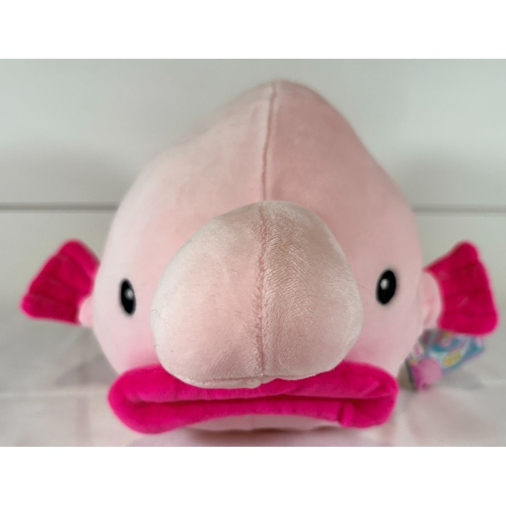 Pink Snugglies Blob Fish 15 inch Long Plush Toy Super Soft NWT